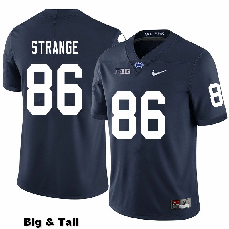 NCAA Nike Men's Penn State Nittany Lions Brenton Strange #86 College Football Authentic Big & Tall Navy Stitched Jersey CJI8798ZD